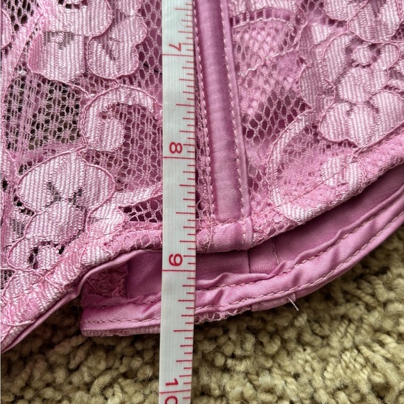 NWT Pink Lace Corset Top | SisterParty | Size: XXS - Picture 11 of 11